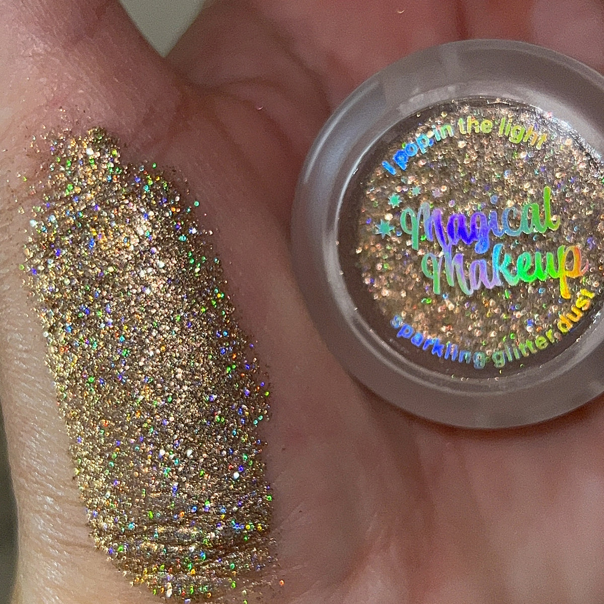 Magical Makeup Champagne Holo Holographic Pressed Shadow 1.6g