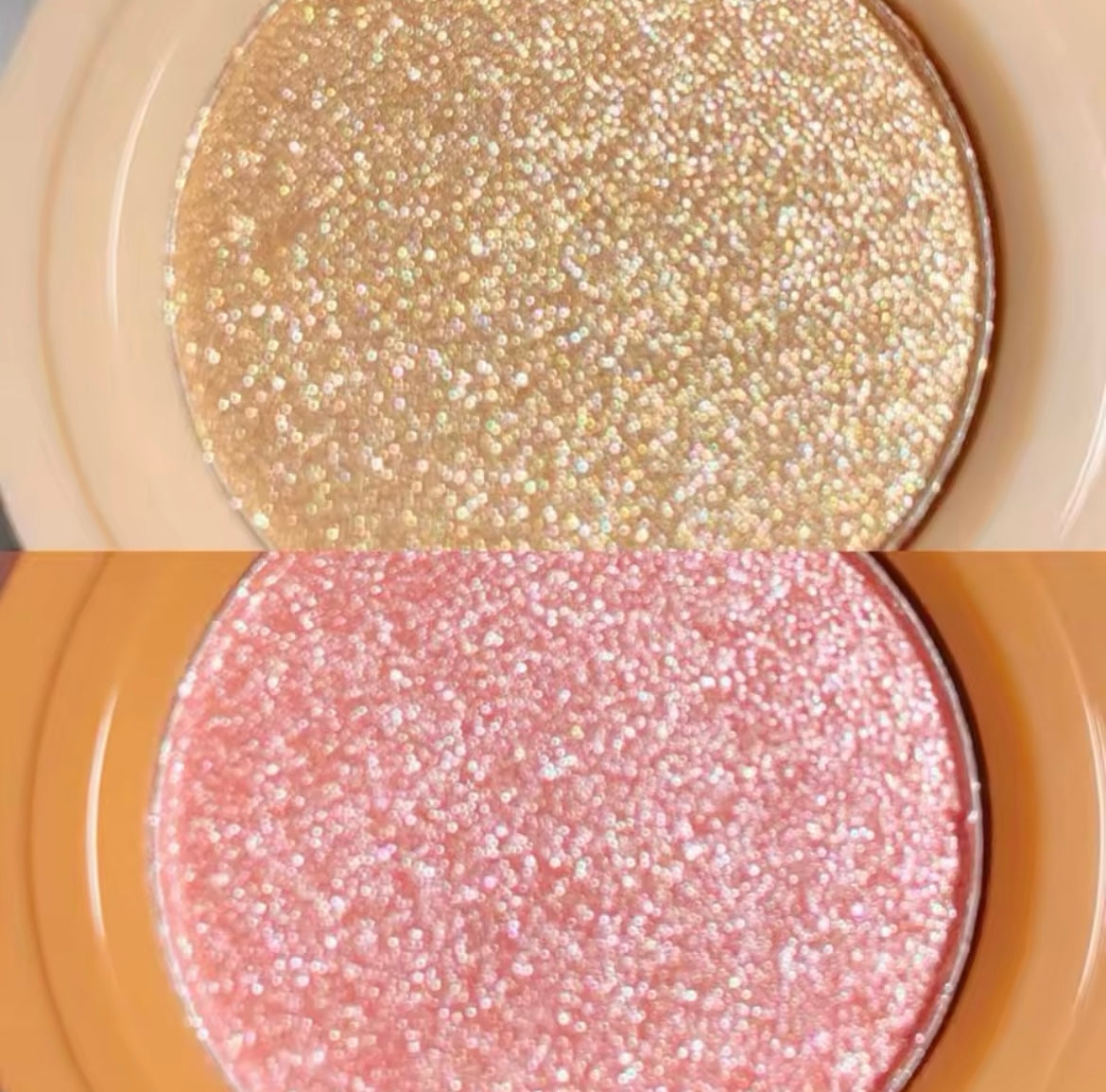 Shimmer Stack ! Glitter Topper Sparkling Eyeshadow Makeup Three in one with Blush/Eyeshadow