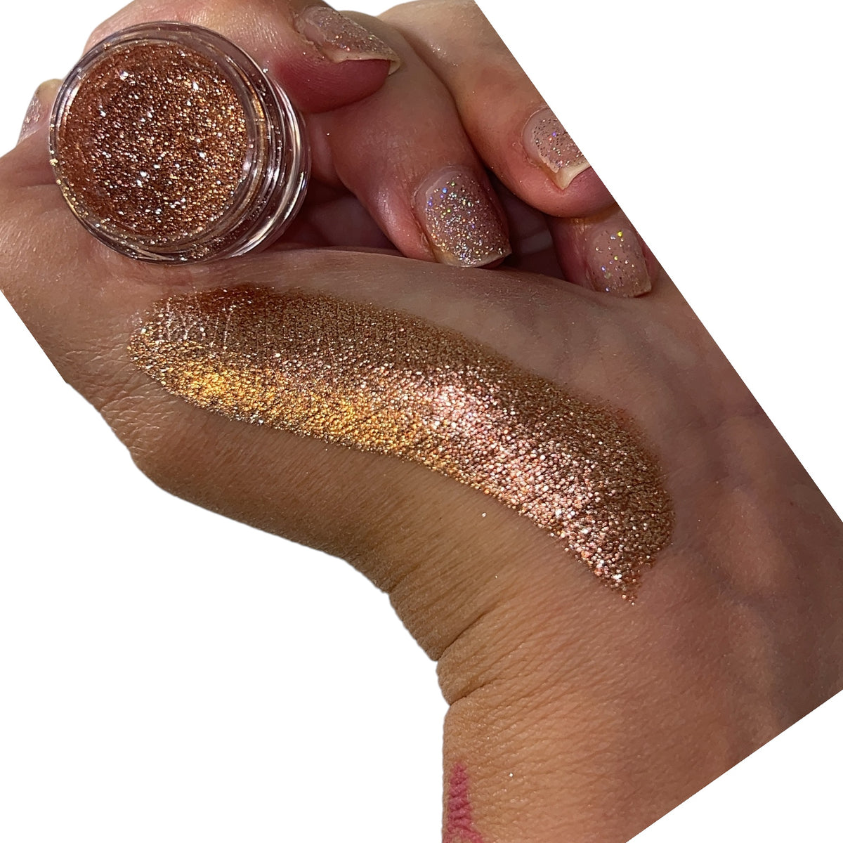 Magical Makeup Rose Gold Sparkling Diamonds Loose Pigment 0.5g