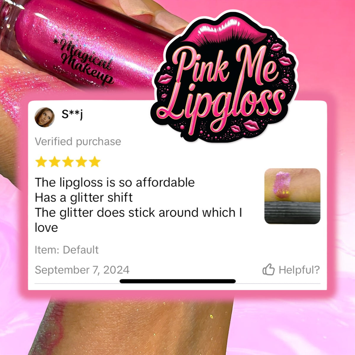 Pink Me Magic Shimmer Lipgloss