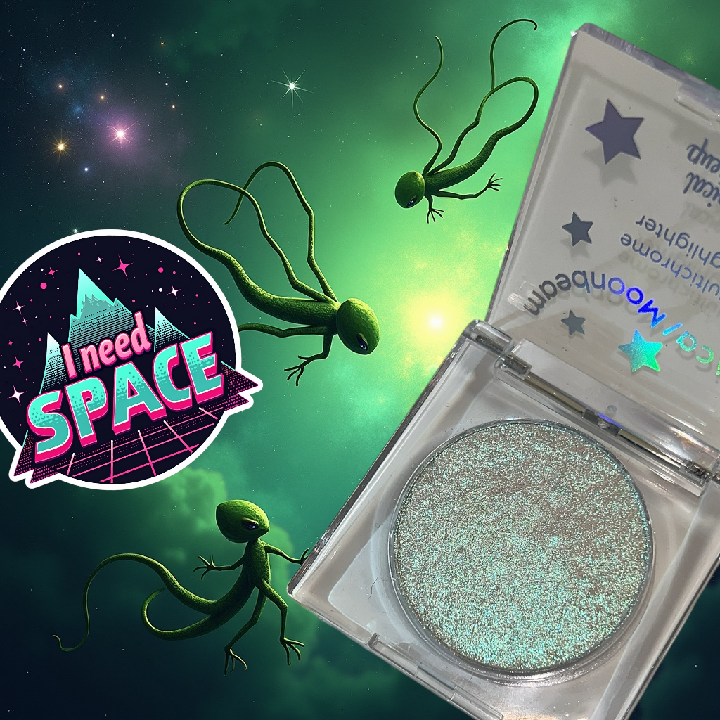 ‘I Need Space’ Moonbeam Multichrome Highlighter 3.3g