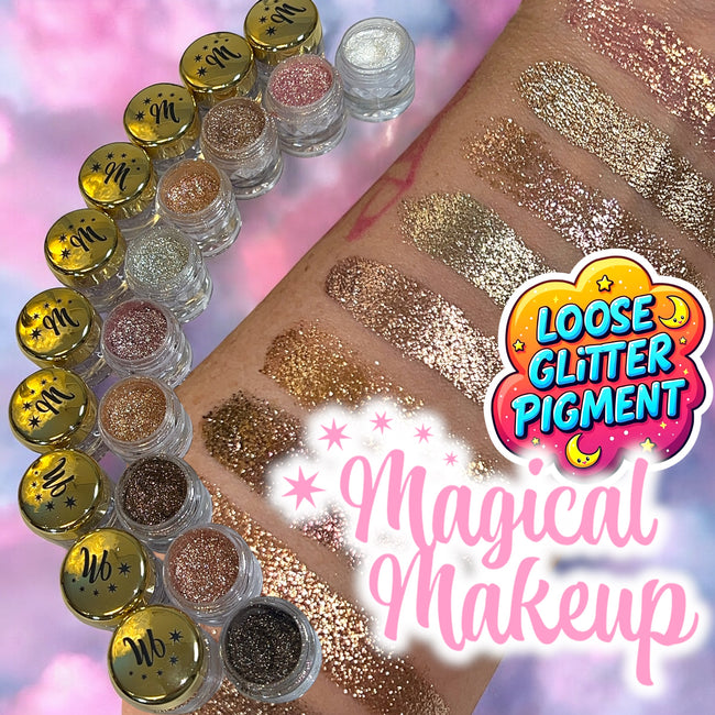 10 Loose Glitter Pigment Set