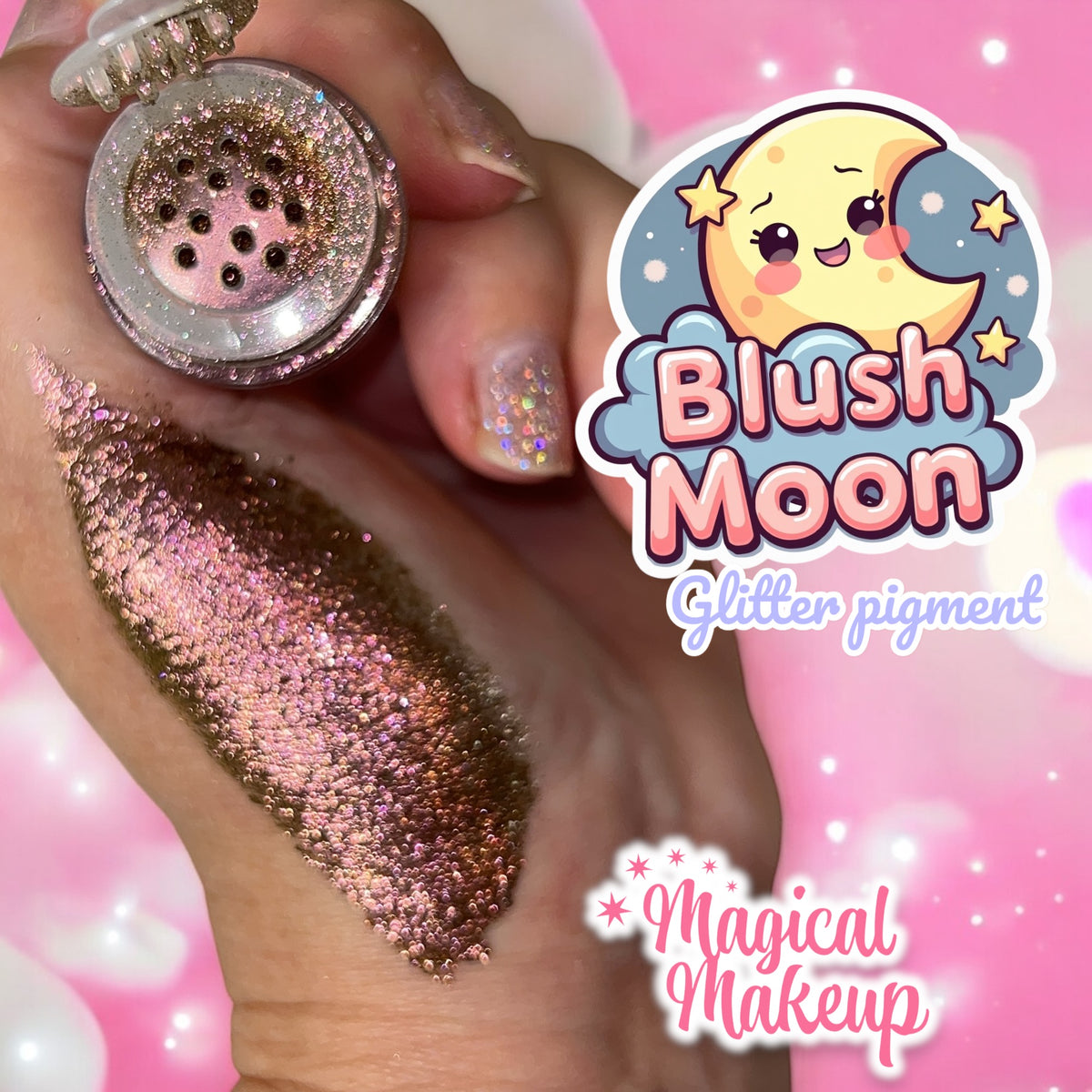 Magical Makeup Blush Moon Super Multichrome Loose Eyeshadow 0.5g