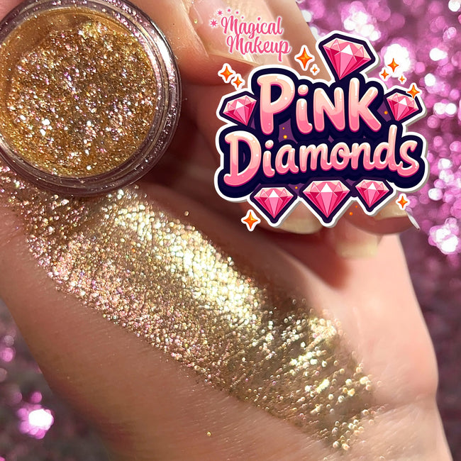 Magical Makeup Pink Diamonds Sparkling Multichrome Loose Eyeshadow 0.5g