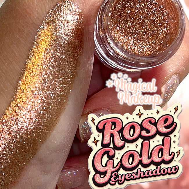 Magical Makeup Rose Gold Sparkling Diamonds Loose Pigment 0.5g