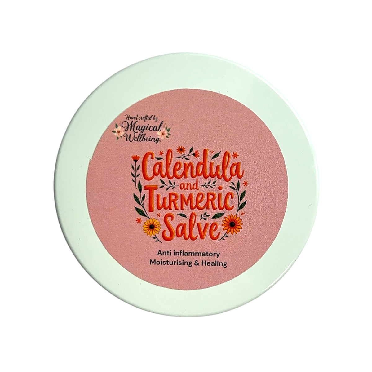 Organic Herbal Calendula & Turmeric Salve 4oz