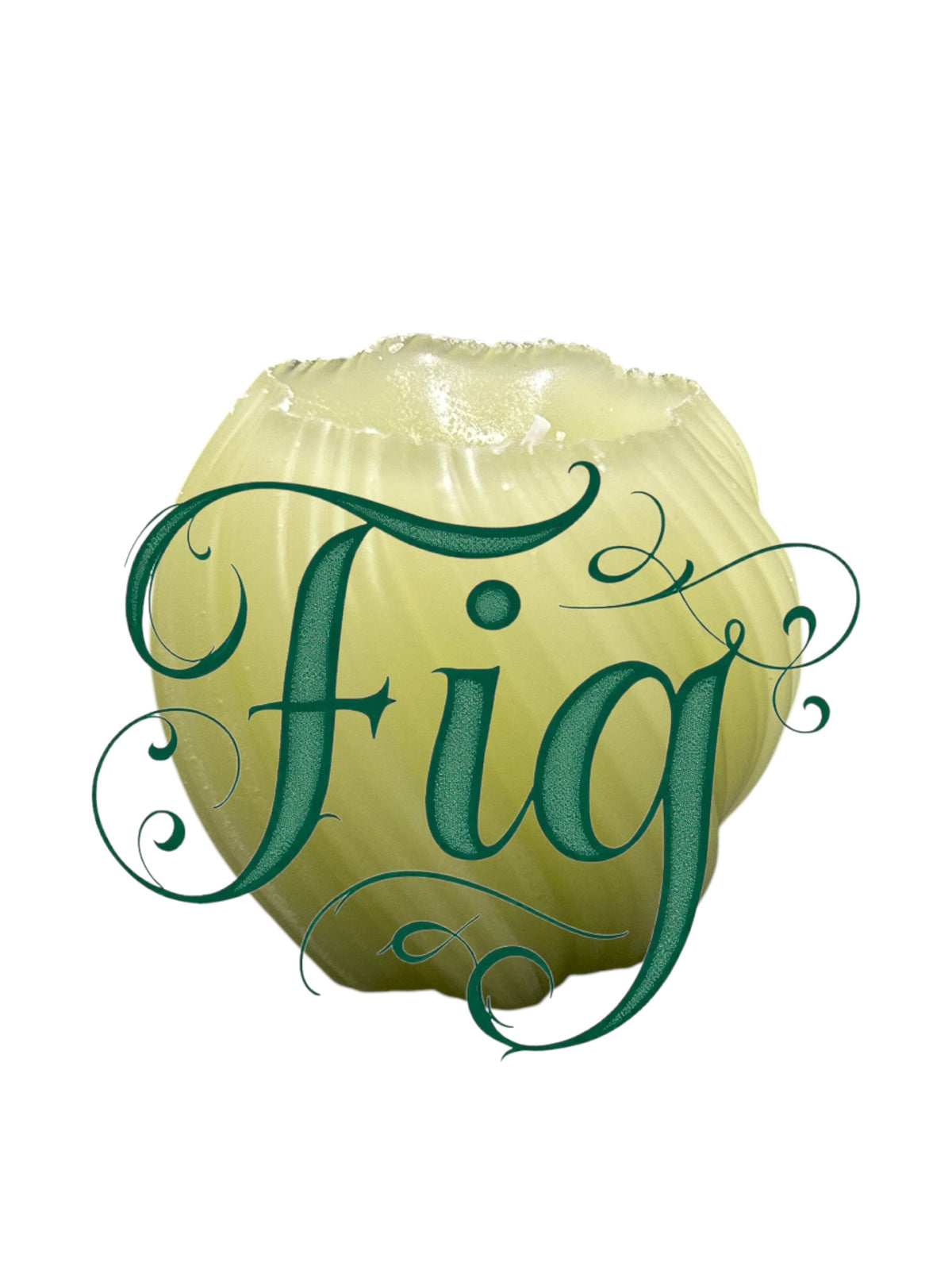 ‘Fig’ Fragrance Small Swirl Candle